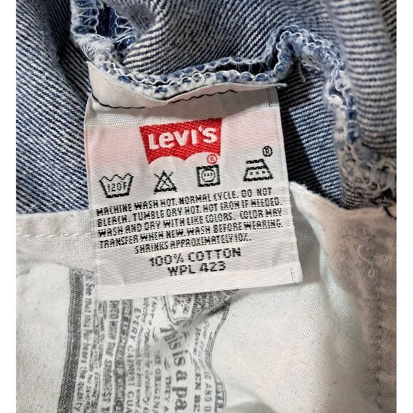 Vintage 1997 Levis 501 XX Original Fit Jeans W36 L30 Button Fly Blue Denim Mens - Picture 4 of 11